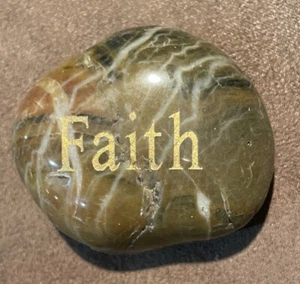 INSPIRATIONSSTEIN "GLAUBE" VIEL GLÜCK - Bild 1 von 2