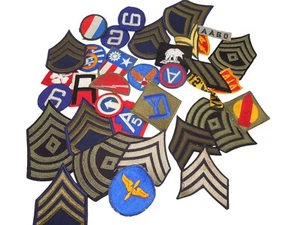 Lot of WWII - Vietnam US Military Patches Insignia DR2 - Picture 1 of 2