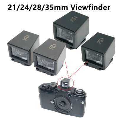 21/24/28/35mm External Optical Side Axis Camera Viewfinder for Ricoh GR Leica X - Image 1 of 4