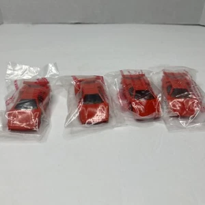 Hot Wheels Tony's Pizza Promo 1987 Lamborghini Lot Of 4 Sealed Bag Car Vintage - Picture 1 of 3