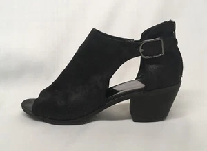 Mujer Damas Carlos by Carlos Santana Negro Imitación Gamuza Tacón Zapatos Talla 6, Usados - Imagen 1 de 9