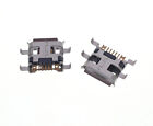 2X Micro Usb Socket 5P Female Replacement Port W/ Four Fixing Pins 0.72 For T...