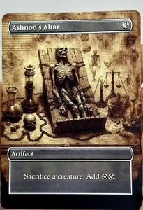 Carta Proxy Altare di Ashnod con Arte Disegnata Personalizzata - Foto 1 di 2