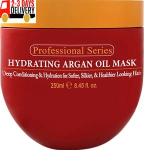 Hydrating Argan Oil Hair Mask and Deep Conditioner for Dry or Damaged Hair (8.45 - Picture 1 of 7