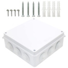 IP65 Junction Box ABS Plastic Waterproof Project Box,Electrical Power Cord Enclo