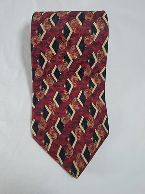 Corbata de cuello para hombre Nordstrom de J. Z. Richards Rojo con Paislies Diamantes 60,5 x 4 Foto 1 de 4