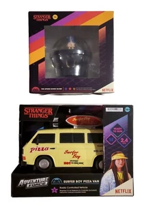 Netflix Stranger Things Upside Down Double Sided Snow Globe & Pizza Van 🆕 - Picture 1 of 19