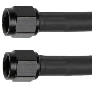 Brake Hose 30” 3AN Straight Ends Braided Stainless Black Vinyl Coated ALL48366 - Picture 1 of 1