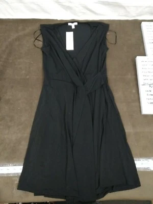 Vestido NOTATIONS Para Mujer Talla XS NUEVO Negro Sólido Cuello en V MITD3285 Sin Mangas  Foto 1 de 4