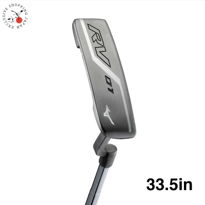 Mizuno Golf RV-01 Putter Club 33.5in Blade Type Headcover 2025 Model Unisex New - Image 1 of 4