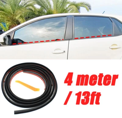 Fits For Hyundai 4m V-Shape  Side Window Trim Edge Moulding Rubber Seal Strip - Image 1 of 4