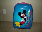 Disney Mickey Mouse Hard Shell Rolling Suitcase Luggage American Tourister 18”
