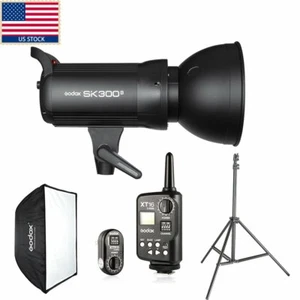 Godox SK300II 300w Photo Studio Strobe Flash Light Head F Canon Sony Nikon Fuji - Picture 1 of 12