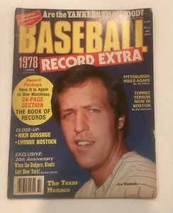 1978 Sports Quarterly Baseball Record Extra Magazine Jon Matlack New York Mets - Picture 1 of 4
