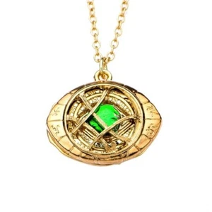 Doctor Strange Eye of Agamotto Pendant Gold - Picture 1 of 3