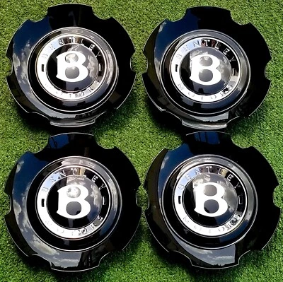 Juego de tapas centrales para rueda Bentley Continental Flying Spur 3W0601171C de fábrica OEM Foto 1 de 4
