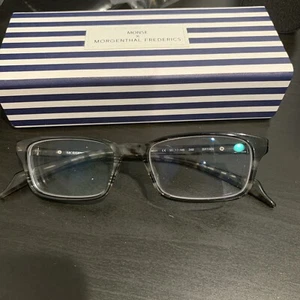 NEW MORGENTHAL FREDERICS BRYAN 348 GREY HAVANA AUTHENTIC EYEGLASSES 50-17 - Picture 1 of 8
