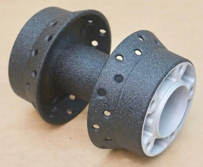 Harley Davidson Rueda Delantera Eje de Rueda 40 Radios Wheel Hub Frontal Negro - Imagen 1 de 4