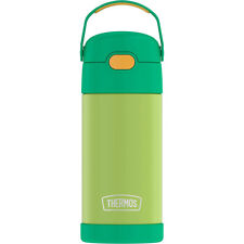 THERMOS FUNTAINER 12 Ounce Stainless Steel Vacuum Insulated Kids Straw Bottle L