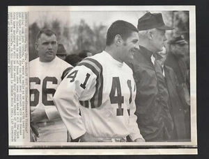 1970 Press Photo, Dave Osborn Running Back & Coach Bud Grant Minnesota Vikings - Picture 1 of 3