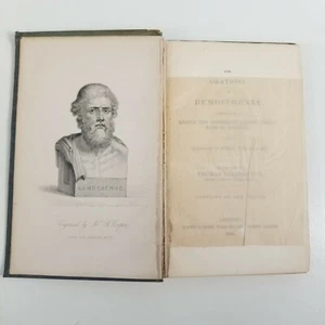 The Orations of Demosthenes Thomas Leland translation 1853 - Picture 1 of 12