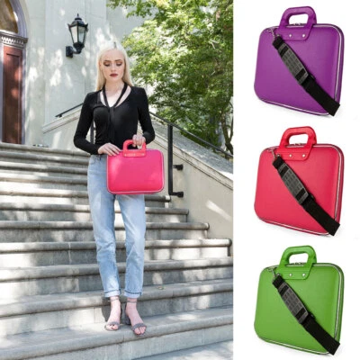 SumacLife Slim Leather Tablet Carrying Case Shoulder Bag For 11"iPad Air M2 2024 - Image 1 of 4