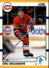 1990-91 Score Rookie/Traded Hockey #58T Eric Desjardins RC