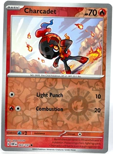 CHARCADET Reverse Holo Scarlatto Viola Ossidiana Fiamme 43/197 Pokémon - Foto 1 di 2