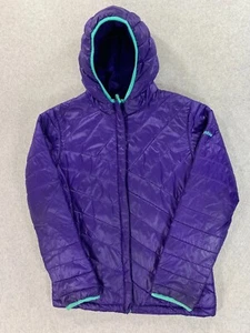 Columbia Insulated 3/4 Length Hooded Winter Coat Jacket (Girl's Large) Purple - Picture 1 of 12
