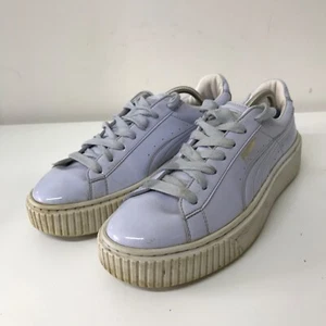 PUMA Basket Platform Trainers Womens UK 5.5 Halogen Blue Sneakers - Picture 1 of 7