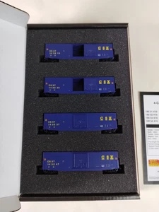 Neu Micro Trains Spur N 993 00 220 CSX Güterwagen 4 Stück in Schaumstoff Familiennest - Bild 1 von 8