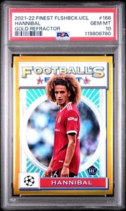 2021-22 Topps Finest Flashbacks Hannibal Gold Refractor #/50 #168 PSA 10 - Bild 1 von 2