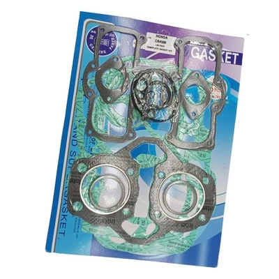 For Honda CB450 CB500 Twin Top Bottom End Complete Engine Gasket Set Kit - Image 1 of 4