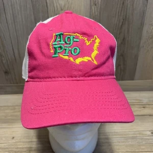 Cappello camionista Ag-Pro rosa bianco maglia berretto esterno agricoltura adulto - Foto 1 di 6