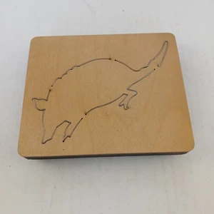 Armadillo Animal Ellison Educational Equipment Accucut Wood Dies - 6"x5"  - Picture 1 of 3