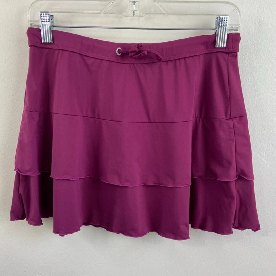 Athleta Berry Purple Flirt Swim Cover-Up Skirt - Image 1 of 4