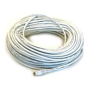 Monoprice Patch Cord,Cat 5e,Booted,White,100 ft. 148 Monoprice 148 844660001485 - Picture 1 of 4