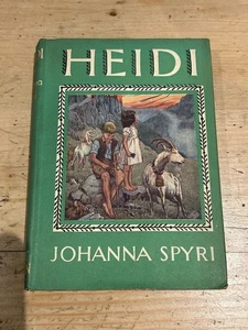 Heidi (Johanna Spyri - 1952) Vintage Hard ack Book with Dust Jacket Scarce MW - Bild 1 von 7