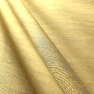 Yellow Gray Rustic Slub Fabric 42" by the Yard | Poly Cotton Upholstery Apparel - Bild 1 von 9