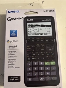 Casio fx-9750GIII Graphing Calculator - Black - Picture 1 of 2