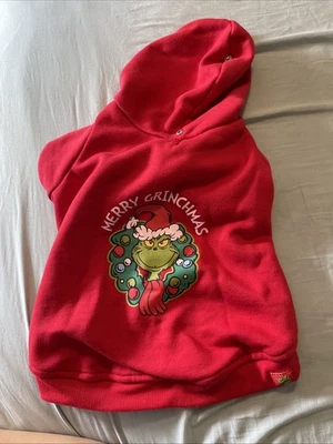 The Grinch Dr. Seuss Dog Merry Grinchmas Sweatshirt  Size Large - Image 1 of 4