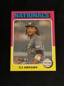 2024 Topps Heritage CJ Abrams Image Variation #446 - Picture 1 of 2