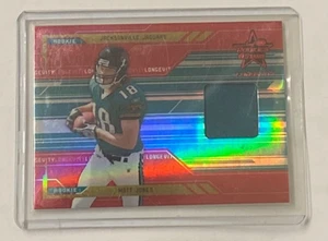 2005 Leaf Rookies and Stars Longevity Ruby 268 Matt Jones JSY RC #/99 Razorbacks - Bild 1 von 1
