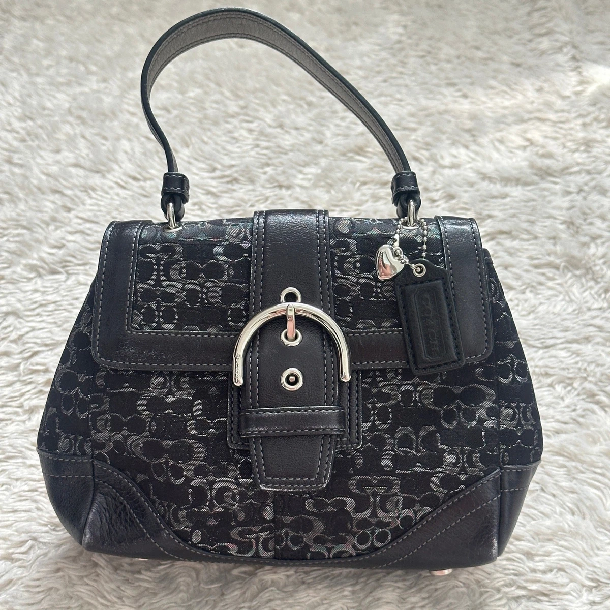 バッグ MADISON vintage coach old mini Boston バッグ MADISON vintage coach old mini Boston Coach vintage mini