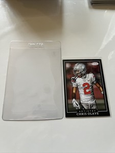 2022 SAGE Chris Olave “ARTISTRY” BLACK CANVAS SSP Rookie Card No. 39 SAINTS