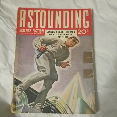 Astounding Science-Fiction for November 1941 with E.E. Smith, Russell , Jameson  - Image 1 of 4