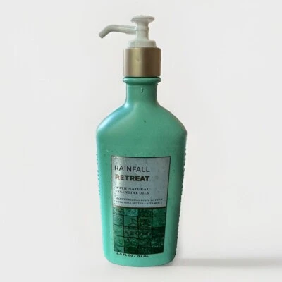 Bath & Body Works Rainfall Retreat Lotion Eucalyptus Cucumber Cedarwood NEW - Image 1 of 4