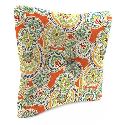 JORDAN MANUFACTURING New Tufted Outdoor Patio Deep Seat Chair Back Cushion with Button 24" x 23.5"