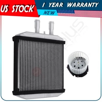 Blower Motor and Heater Core HVAC Fit For 97-98 Oldsmobile Regenc 1992-1999 88 - Image 1 of 4