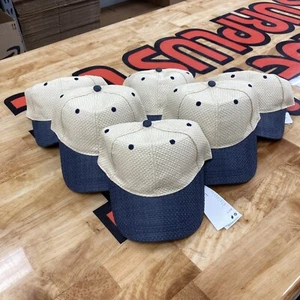 Paquete de 6 gorras de béisbol de paja August Hat Company - Imagen 1 de 4